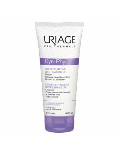 Gel Fraicheur Hygiene Intime Muqueuses Sensibles 200ml Gyn-Phy Uriage