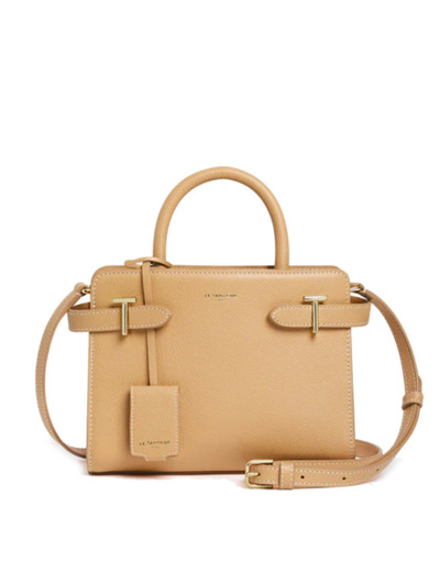 Le Tanneur Emilie Petit Sac À Main En Cuir Grainé Pampa