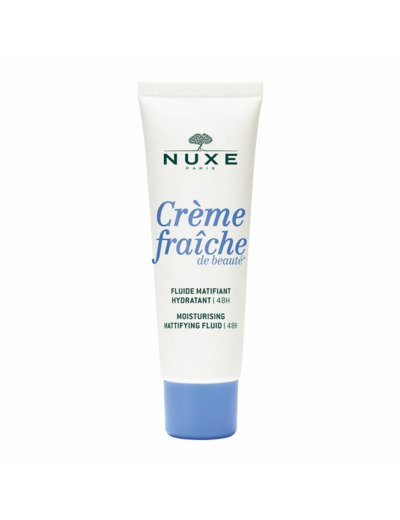 Fluide Matifiant Hydratant 48h 50ml Creme Fraîche De Beaute Nuxe