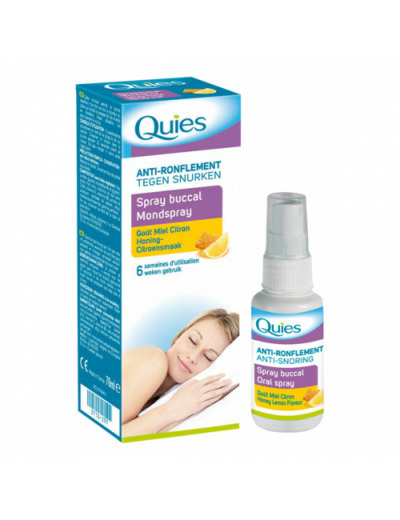 Quies Anti-Ronflement Spray Buccal Miel Citron 70 ml