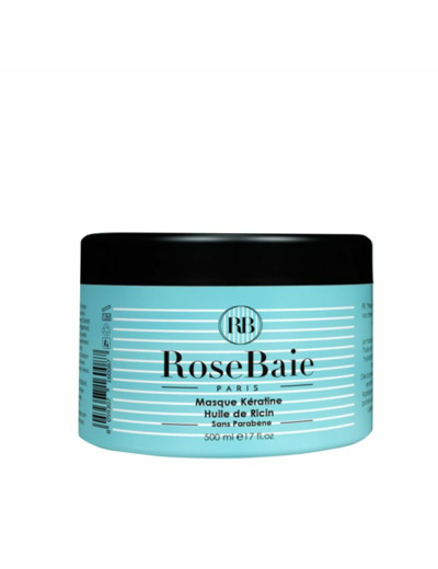Masque à la Kératine et à l’huile de ricin 500ml Ricin Rosebaie