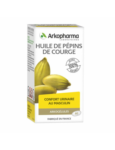 Huile De Pepins De Courge 60 Capsules Arkogélules Arkopharma