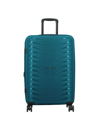 Jump Inlu Valise Rigide Extensible 4 Roues Tsa 68Cm Bleu Pétrole