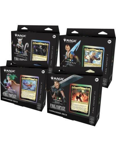 Lot 4 deck MTG : Final Fantasy Deck Commander EN