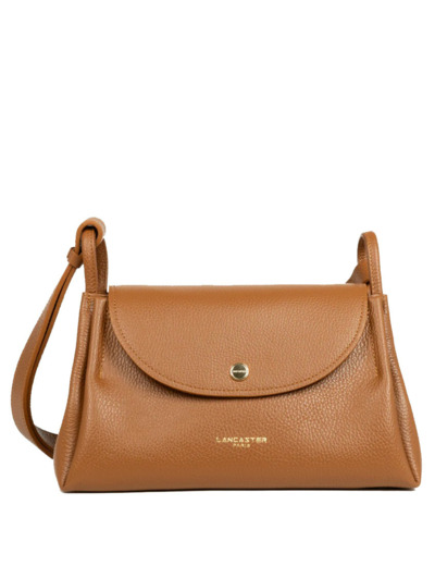 Lancaster Accordéon Double Grand Sac Trotteur 470-89 Camel-In-Orange