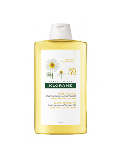 Shampooing Reflets Blonds 400ml Camomille Cheveux Blonds Klorane