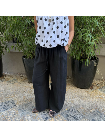 Pantalon Marie île de Ré Noir