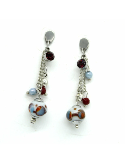 Boucles d'oreilles chaine Oralya