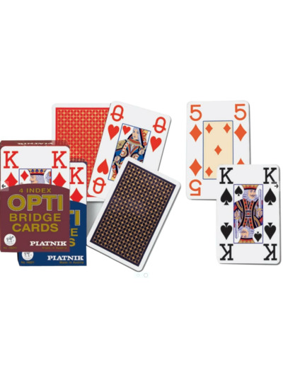 OPTI BRIDGE 4 INDEX 55 CARTES