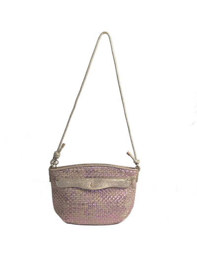 Mila Louise Naja W Sac Porté Epaule Tressé Rosée