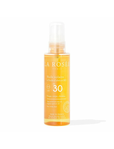 Huile solaire SPF30 150ml LA ROSÉE