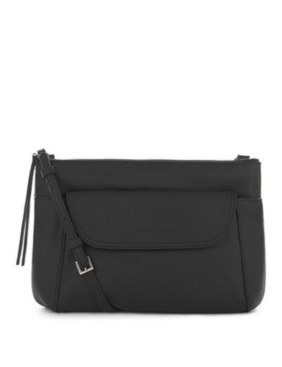 Lancaster Soft Vintage Nova Sac Pochette et  Porté Travers 578-24 Noir