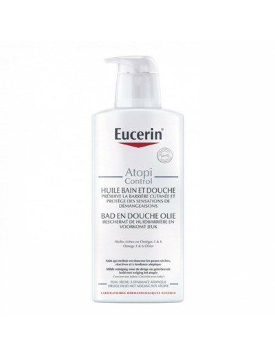 Huile Bain Et Douche Peaux Seches Atopiques 400ml Atopicontrol Eucerin