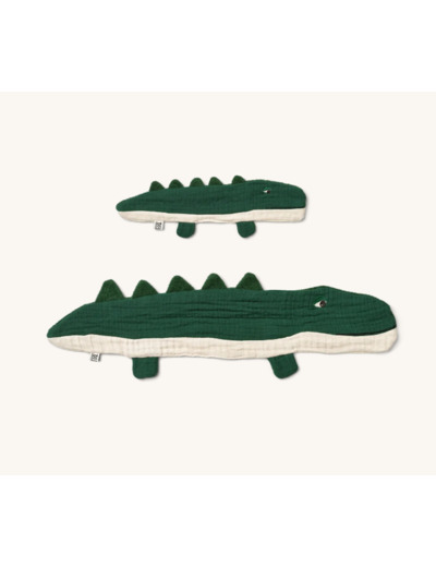 Doudou Janai lot de 2 croco carlo