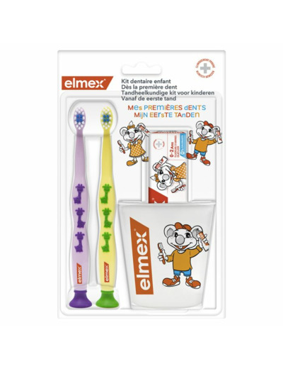 Kit Dentaire Enfants Mes Premieres Dents Elmex