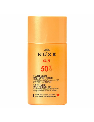 Fluide Leger Haute Protection Spf50 50ml Sun Peaux Normales A Mixtes Nuxe