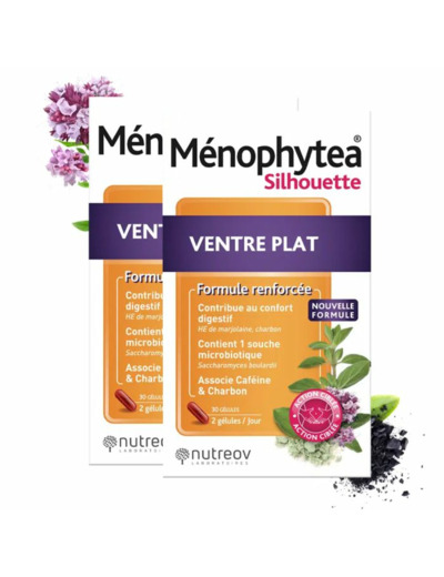 MENOPHYTEA VENTRE PLAT BT 30 GEL DUO