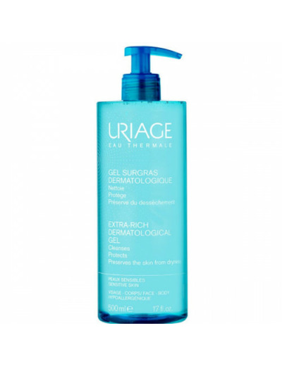 Gel Douche Surgras Dermatologique Peaux Sensibles 500ml Hygiène Uriage