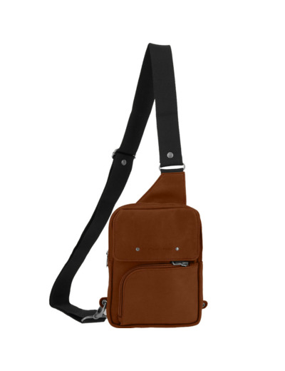 Ateliers Fourès Baroudeur Sacoche Homme Cuir Pallas F9169 Fauve