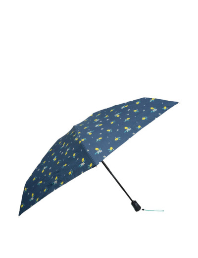 Isotoner Parapluie Mini Pliant Automatique Citron Jaune