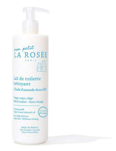 Lait De Toilette Nettoyant Bebe 400ML LA ROSÉE