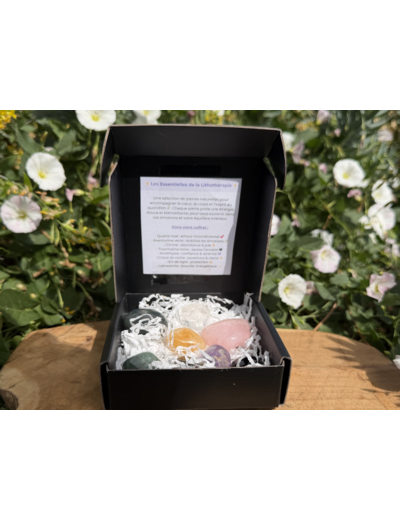 COFFRET LES ESSENTIELLES DE LA LITHOTHÉRAPIE