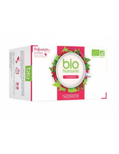 Bio Infusion Cranberry 20 Sachets Nutrisante