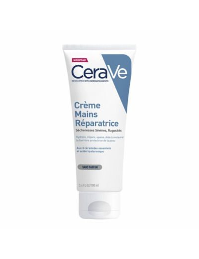 Crème Mains Réparatrice 100ml Body Crevasse mains sèches à très séches Cerave