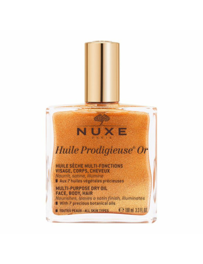 Huile Or 100ml Huile Prodigieuse Visage Corps Et Cheveux Nuxe