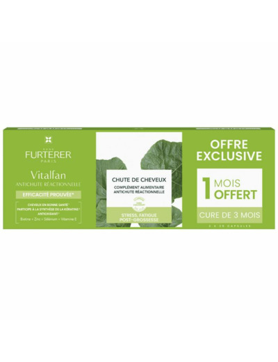 Antichute Reactionnelle 3x30 Capsules Vitalfan René Furterer
