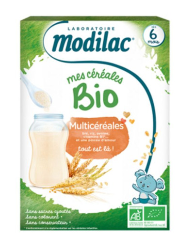 Mes Cereales Multicereales Bio Des 6 Mois 250g Dès 6 mois Modilac