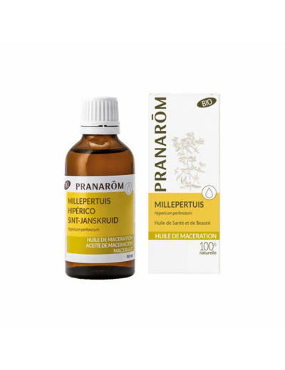 Huile De Maceration Millepertuis Bio 50 ml Les Huiles Végétales Pranarôm