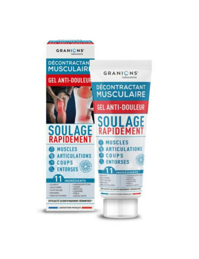 Granions Décontractant Musculaire Gel Anti-Douleur 100 ml