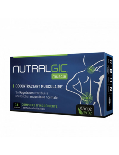 Muscle 14 Comprimes Nutralgic Sante Verte