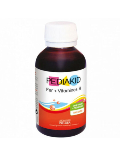 Fer + Vitamines B Sirop Gout Banane 125 ml Pediakid