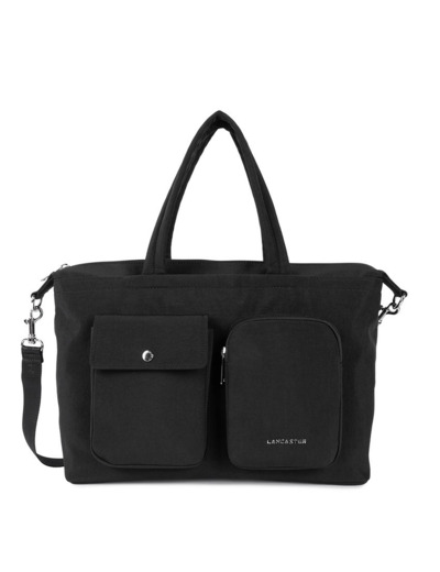 Lancaster Basic Pocket Sac Cabas 510-93 Noir