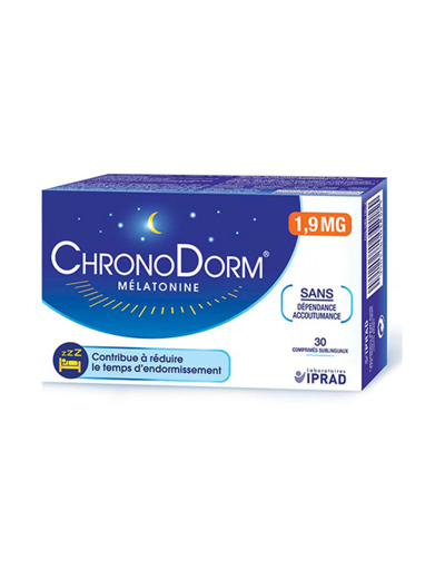 Melatonine 30 Comprimes Sublinguaux 1,9mg Chronodorm