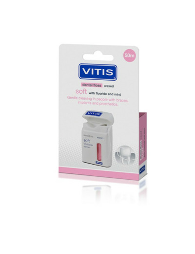 VITIS DENTAL FLOSS ROS 50M 1