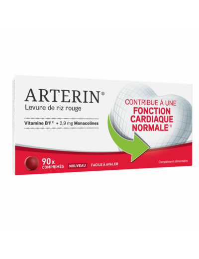 Arterin Levure de riz rouge 90 comprimés Omega Pharma