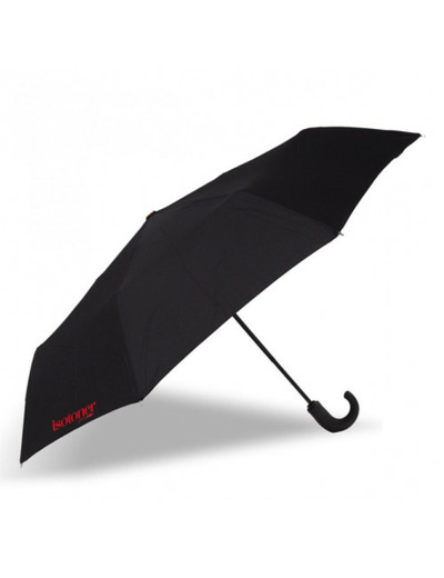 Isotoner Parapluie Homme Poignée Pliant Automatique X-TRA Solide Noir