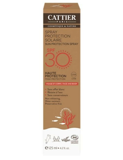 CATTIER SOLAIRE SPRAY COPRS SPF30 FL125ML