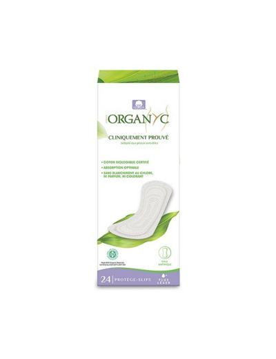 Protège-Slip Plat Extra Fin x24 Organyc