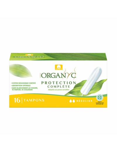 Tampons Normal Coton Bio x16 Organyc