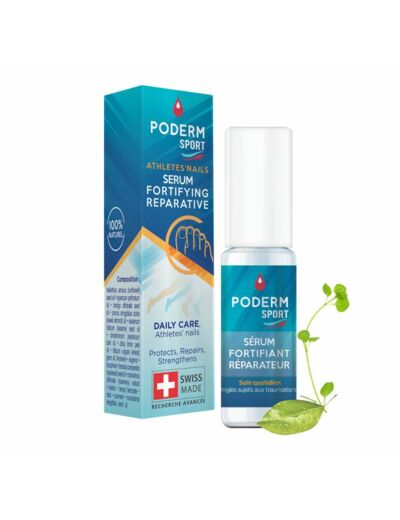 Serum Fortifiant Reparateur Pour Ongles Traumatises Sport 8 ml Poderm