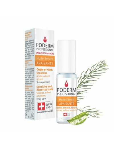 Huile-serum Apaisante Pour Ongles Sensibles 8ml Poderm