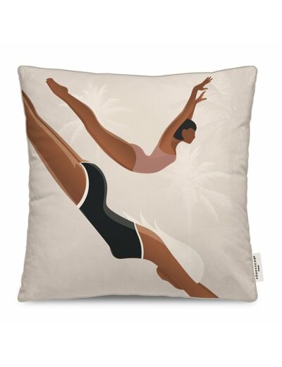 Coussin Outdoor - Femme plongeur