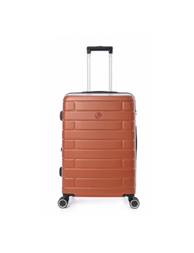 Jump Esco Valise Moyenne 66cm 4 Roues Extensible Terracotta