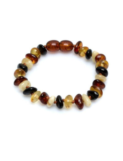 BRACELET BÉBÉ AMBRE MULTICOLORE