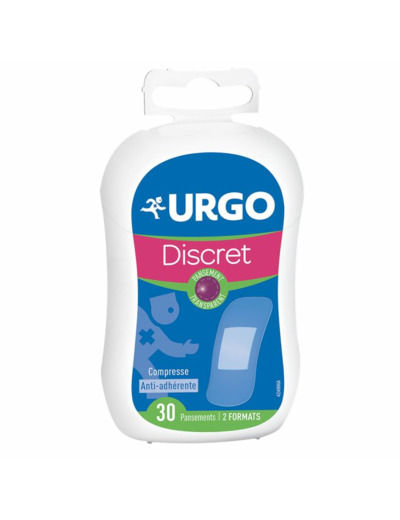 Compresses Anti-adherentes 30 Pansements Transparents Discret Urgo