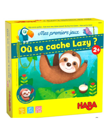 MES PREMIERS JEUX -OÙ SE CACHE LAZY ?